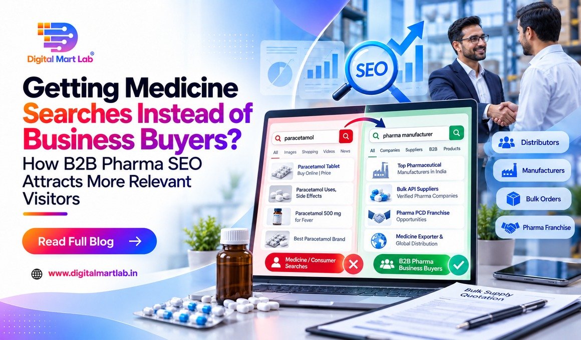 B2B Pharma SEO: Attract Business Buyers, Not Medicine Searches