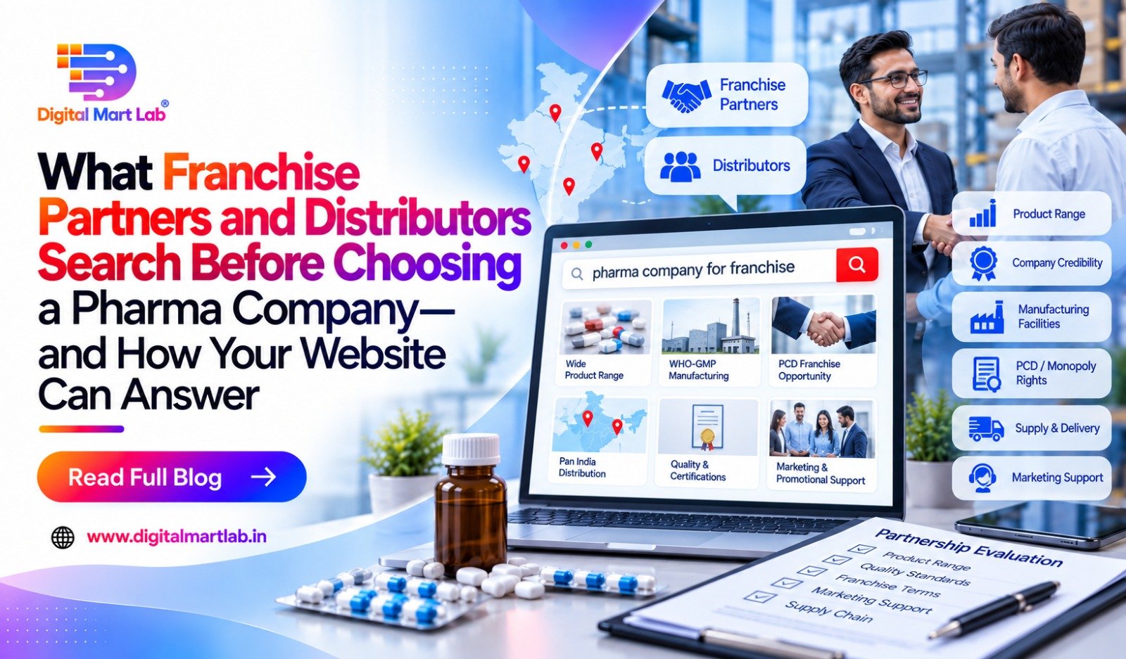 What Franchise Partners and Distributors Search Before Choosing a Pharma Company—and How Your Website Can Answer